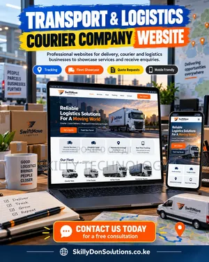 Transport Logistics & Courier Company Website