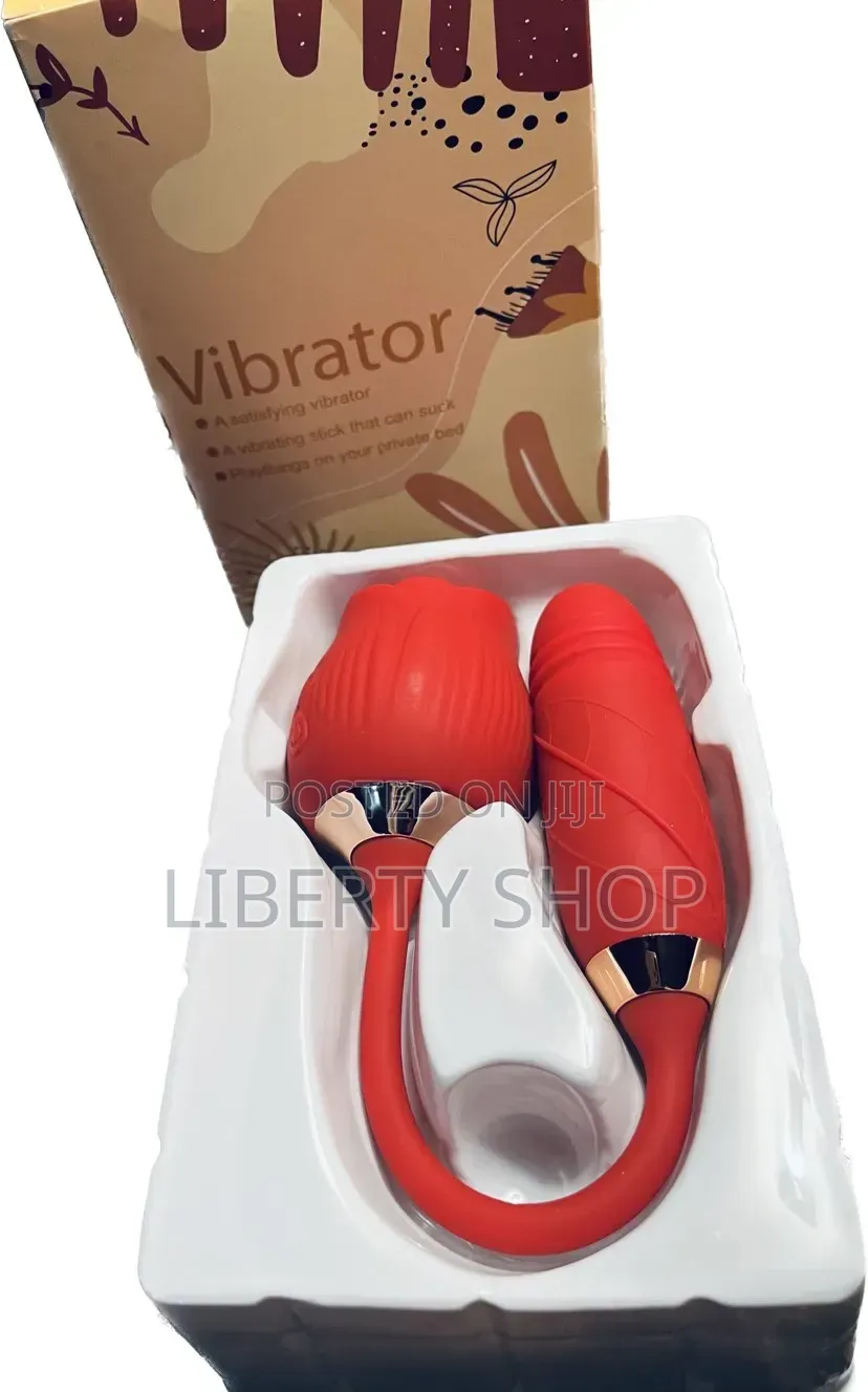 Double Stimulation Rose Toy Vibrator