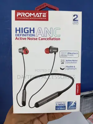 The Promate Velcon High-Definition ANC Wireless Neckband Earphones