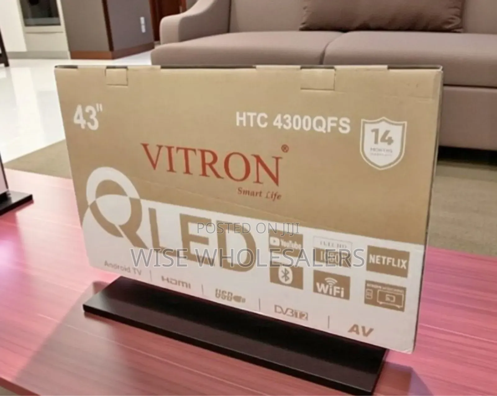 Vitron 43" QLED Smart Android TV