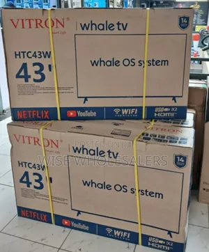 Vitron 43 Inch Whale Smart TV (HTC43W) Whale OS System.