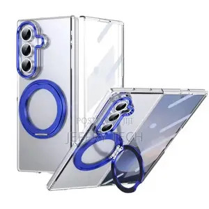 360°stand Clear Magnetic Case Front Glass for Samsung Z Fold 8 Ultra