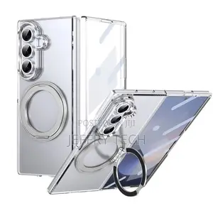 360° Rotating Stand Clear Magnetic Case Samsung Z Fold 8 Ultra With Pr