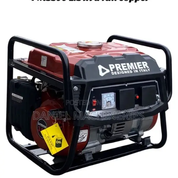 Premier Petrol Generator 1.2kva Full Copper