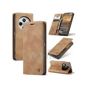 Caseme Flip Wallet Leather Case Cover With Card Slots for Redmi 14C
