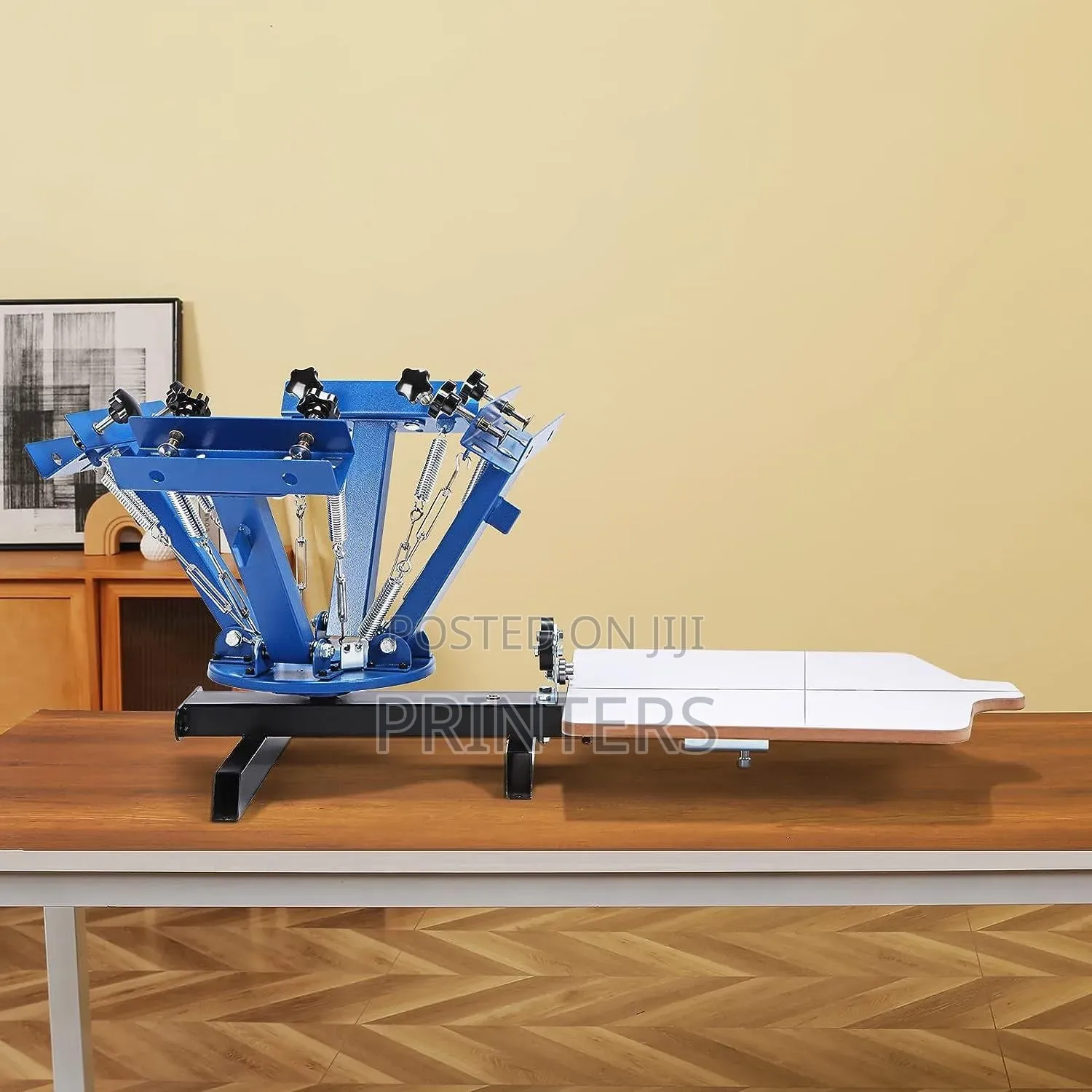 4 Color 4 Station Commercial Bulk T-Shirts Screen Printing Machine