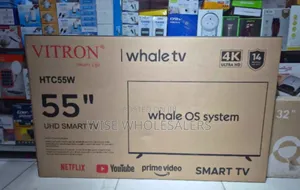 Vitron 55-Inch Smart TV 4K UHD TV Whale OS System