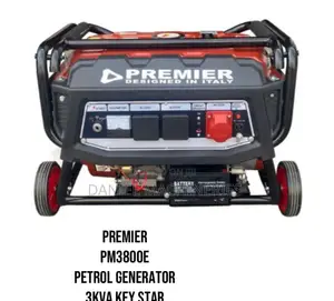 Pm3800et Premier Petrol Generator 3kva With Keystart