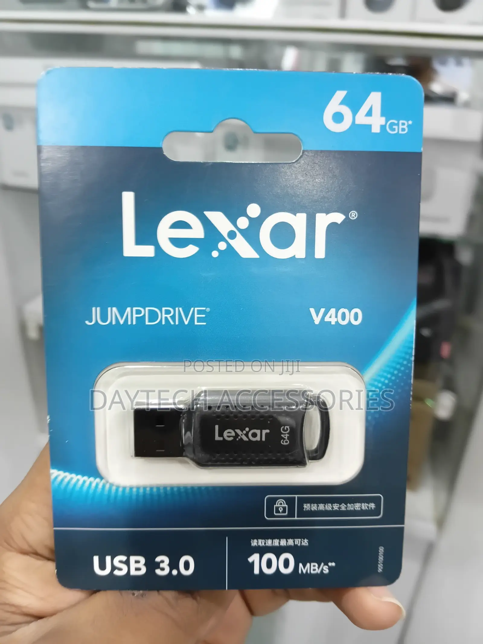 Lexar JumpDrive V400 64GB USB 3.0 / USB 3.2 Gen 1 Flash Drive