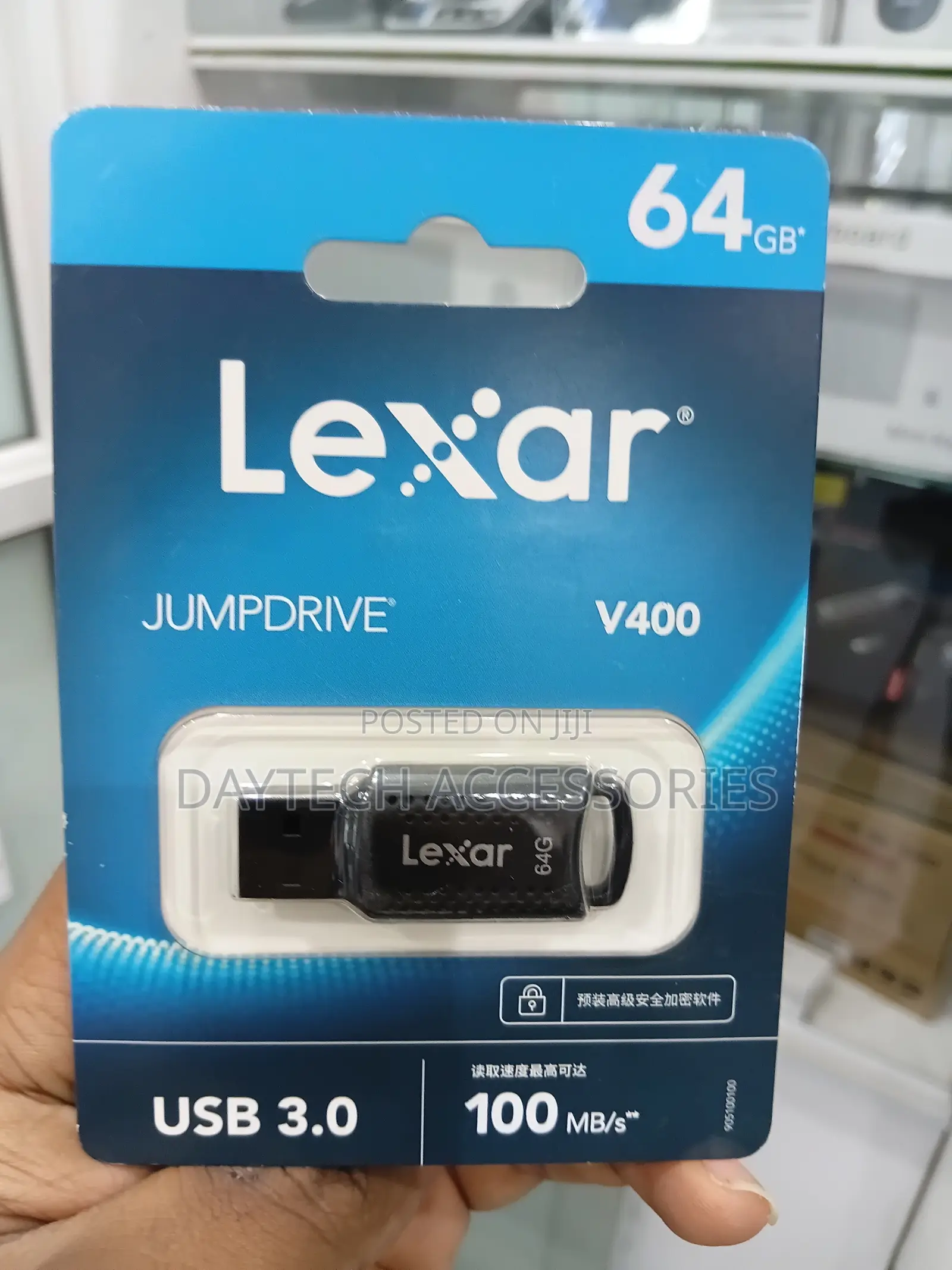 Lexar JumpDrive V400 64GB USB 3.0 / USB 3.2 Gen 1 Flash Drive