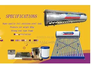 Phoenix Dc Solar Water Heater Pressurised 200ltrs
