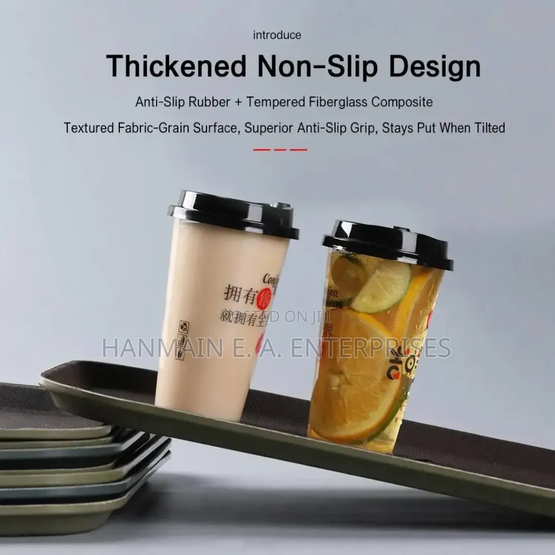 Non Slip Restaurant Serving Tray 41*30.5cm,56*40cm, 65*45cm