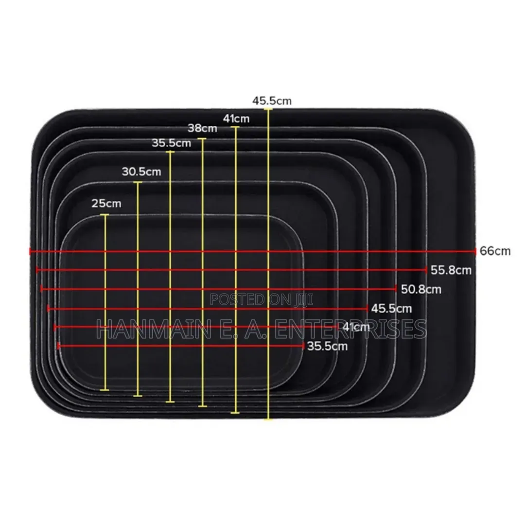Non Slip Restaurant Serving Tray 41*30.5cm,56*40cm, 65*45cm