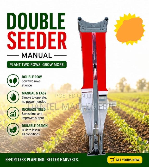 Manual Double Seeder - main view