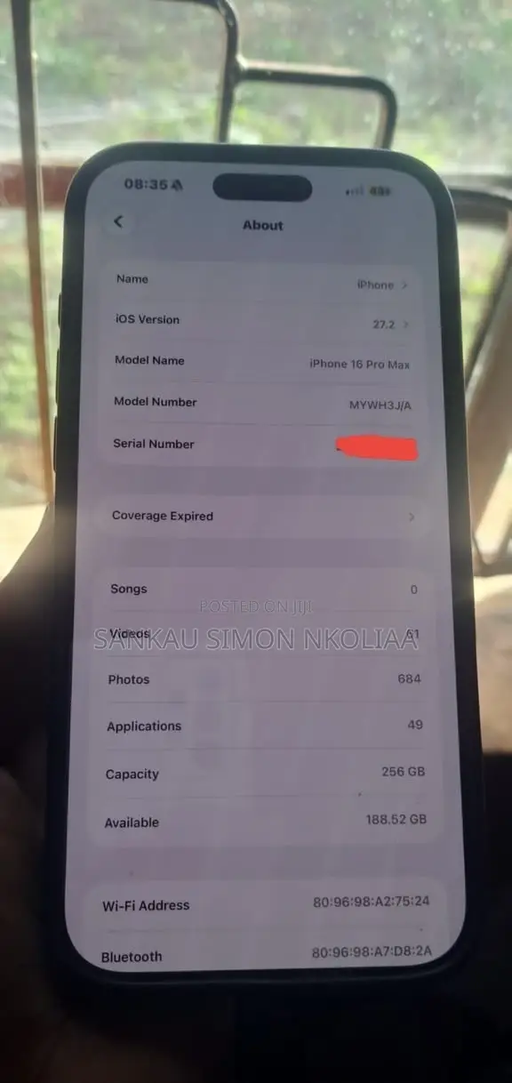 Apple iPhone 16 Pro Max 256 GB White