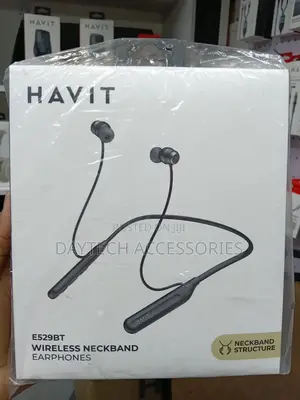 Havit E529BT Wireless Neckband Earphones - Black