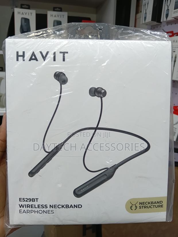 Havit E529BT Wireless Neckband Earphones - Black