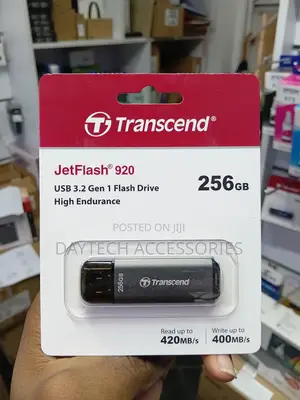 Transcend JetFlash 920 256GB USB 3.2 Gen 1 Flash Drive.
