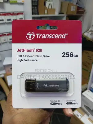 Transcend JetFlash 920 256GB USB 3.2 Gen 1 Flash Drive.