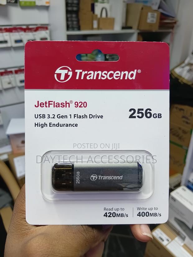 Transcend JetFlash 920 256GB USB 3.2 Gen 1 Flash Drive. - thumbnail 4