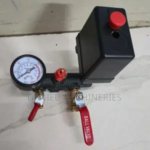 Air Compressor Complete Head Switch and Gauge