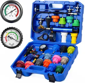 33 Pcs, Radiator Pressure Tester, Vacuum Type Cooling System Kit