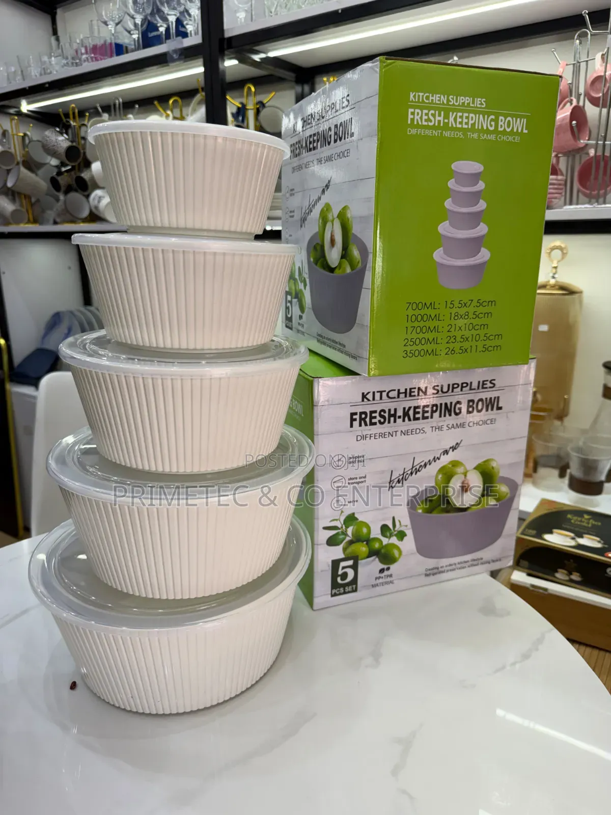 5pcs Fresh Keeping Bowls