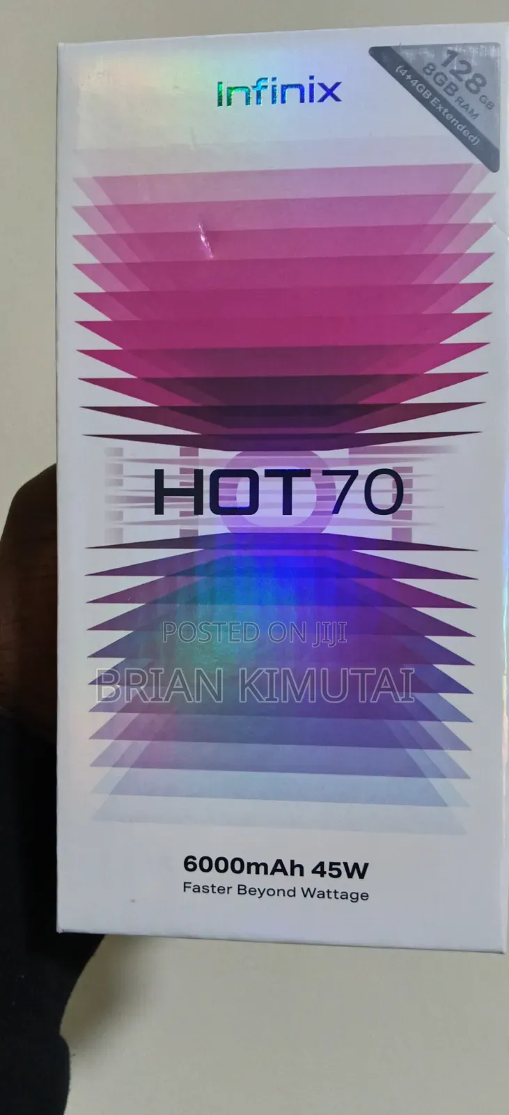 New Infinix Hot 70 128 GB Orange