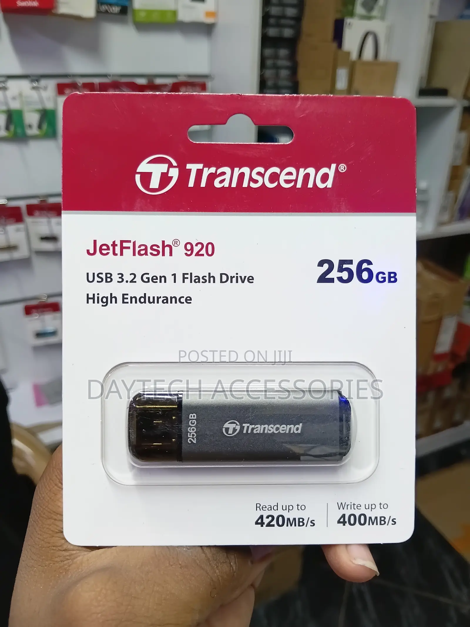 Transcend JetFlash 920 USB Flash Drive (256GB)