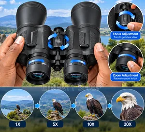 Outdoor Binoculars – Portable Watching, Hiking, Camping & Trave