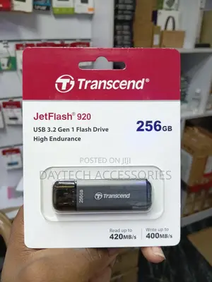 Transcend 256GB JetFlash 920 USB 3.2 Gen1 Flash Drive.