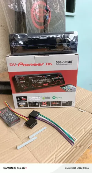 Pioneer Car Radio With Built in Bluetooth for Wireless Music Streaming
