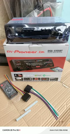 Pioneer Radio withBluetooth Handsfree Calling&music Streaming,FM Tuner