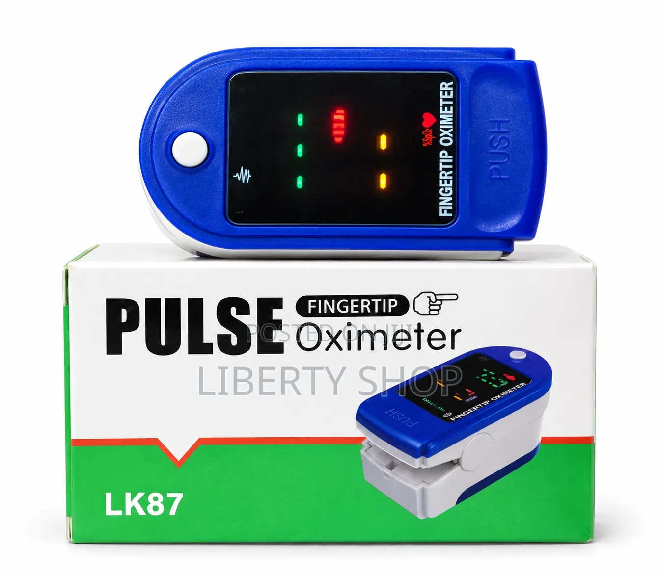Pulse Oximeter for Pulse Rate and Oxygen