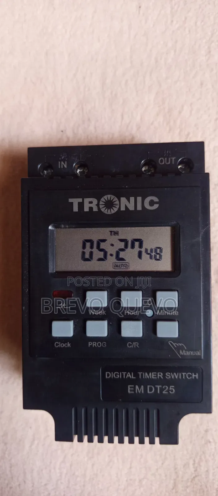 Tronic EM DT25 Digital Programmable Timer Switch
