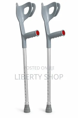 Open Arm Crutches – Adjustable Forearm Crutches for Walking Support A