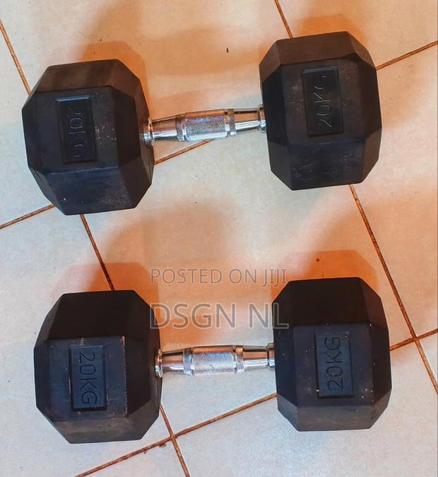 20KG Dumbbells Pair - thumbnail 4
