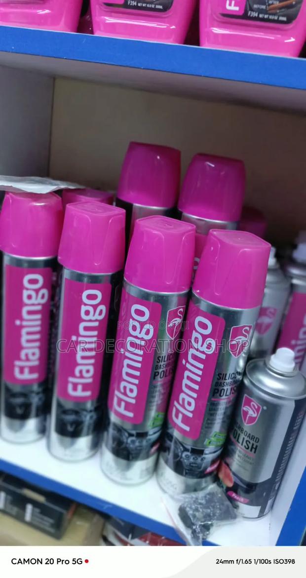 Flamingo 650ml 1pc Dashboard Spray Leaves Dashboard Shining - thumbnail 2