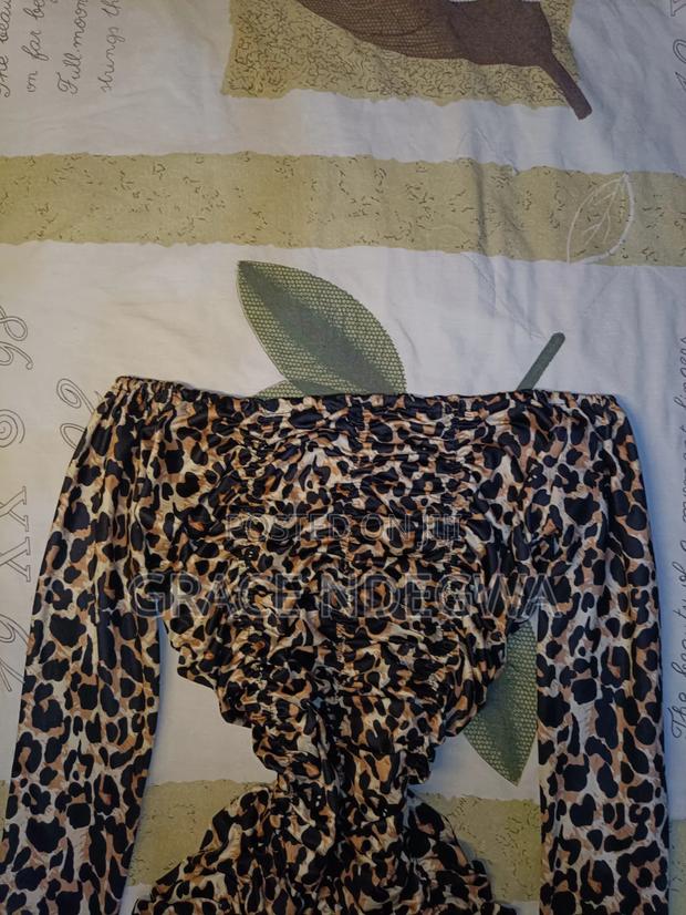 Size Medium Leopard Print Mini Dress - thumbnail 2