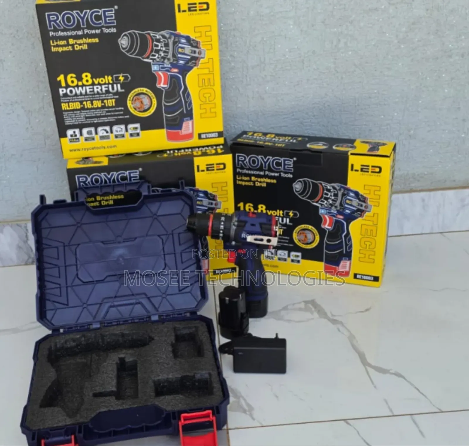 Royce 16.8V Portable Cordless Drill Driver