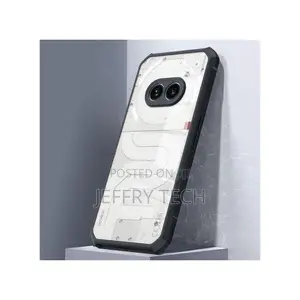 Yellowing Hard Clear Acrylic Case With Black Edge for Nothing Phone 2a