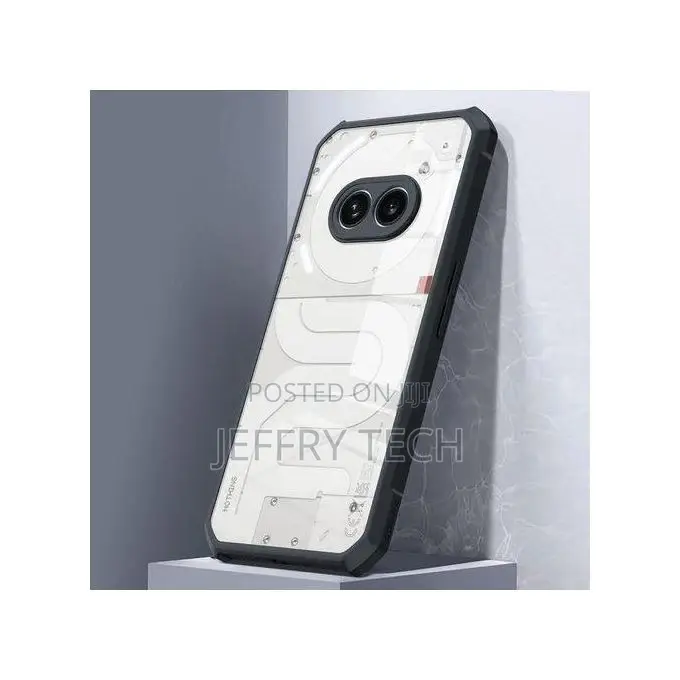 Yellowing Hard Clear Acrylic Case With Black Edge for Nothing Phone 2a