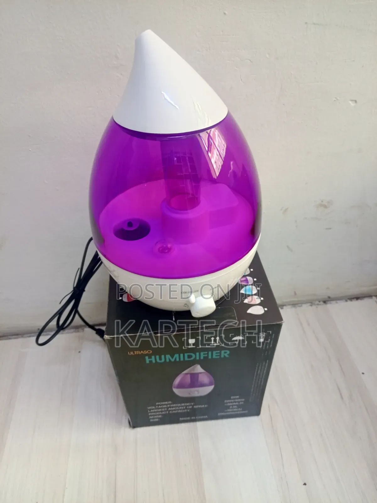 2.6L Aromatherapy-Compatible Ultrasonic Humidifier