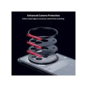 Hard Clear Acrylic Case With Black Edges for Nothing Phone 3a Pro