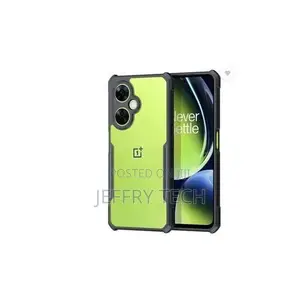 Anti Yellowing Clear Acrylic Case With Black Edge for Oneplus CE3 Lite