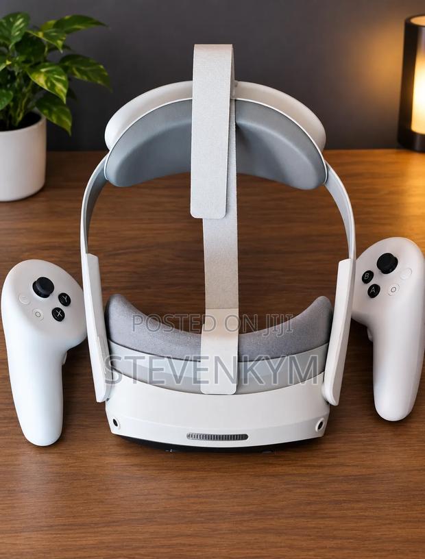 White VR Headset – Virtual Reality Gaming Headset - thumbnail 2