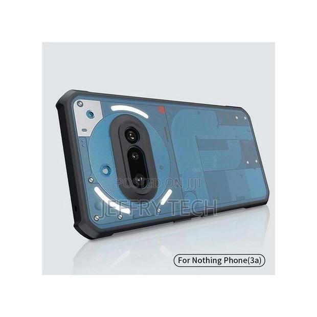 Anti Yellowing Hard Clear Case With Black Edges for Nothing Phone 3a - thumbnail 2