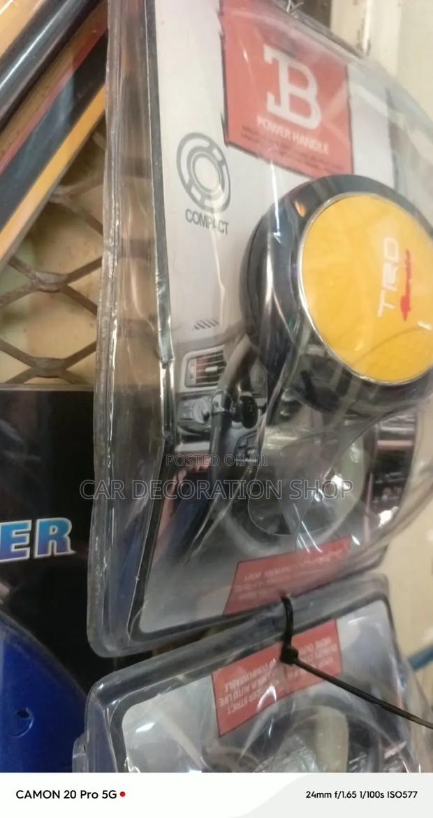 Universal Steering Wheel Clip on Power Handle Spinner Knob - thumbnail 2
