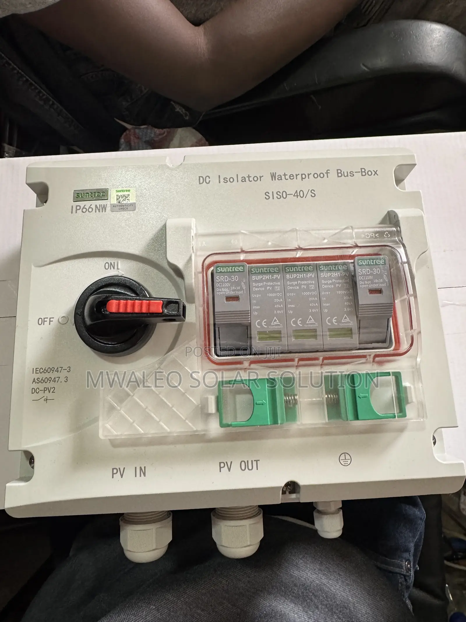 DC Isolator Water Proof Bus-Box