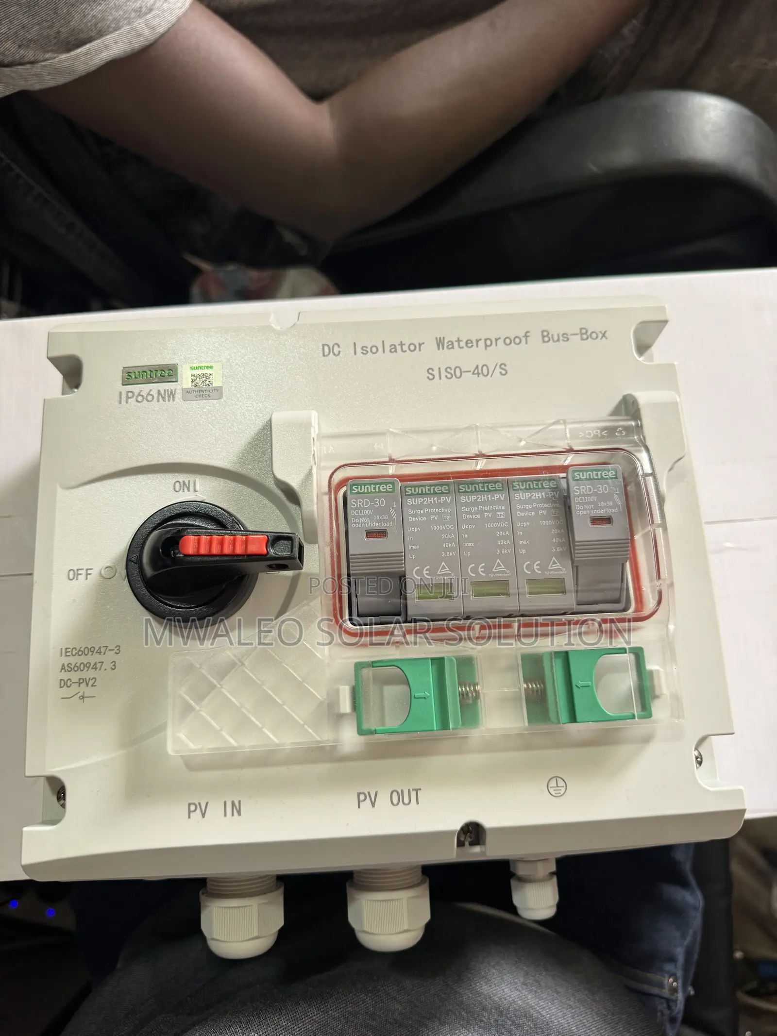 DC Isolator Water Proof Bus-Box